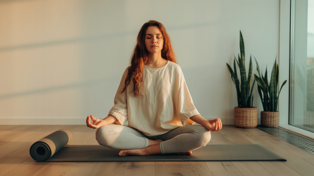 Méditation et bien-être dans une maison minimaliste Méditation et bien-être dans une maison minimaliste