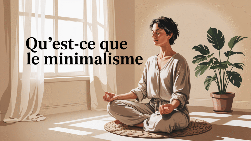 Illustration inspirante pour répondre à la question : qu’est-ce que le minimalisme